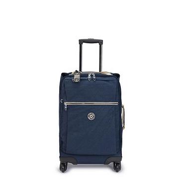 Kipling Darcey Small Printed Carry-On Rolling Matkalaukut Sininen | FI 1741NW